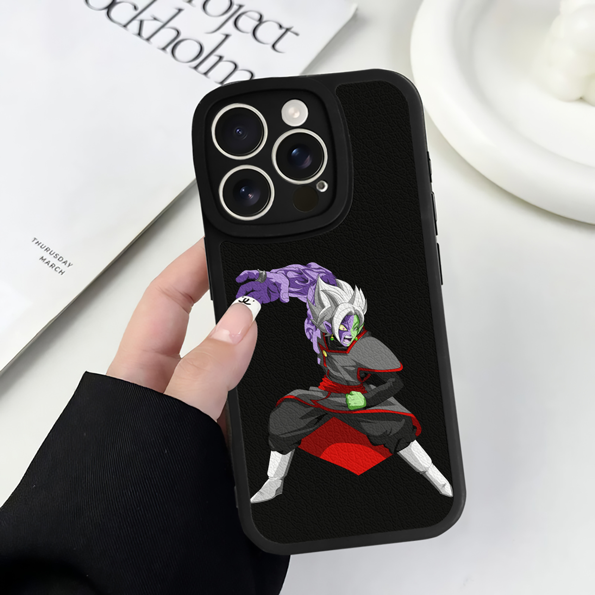 （画像用） ドラゴンボール ベジット DRAGON BALL Vegetto 【iPhone 16シリーズ対応】シリコンスマホケース（レザー調） 材質：シリコン